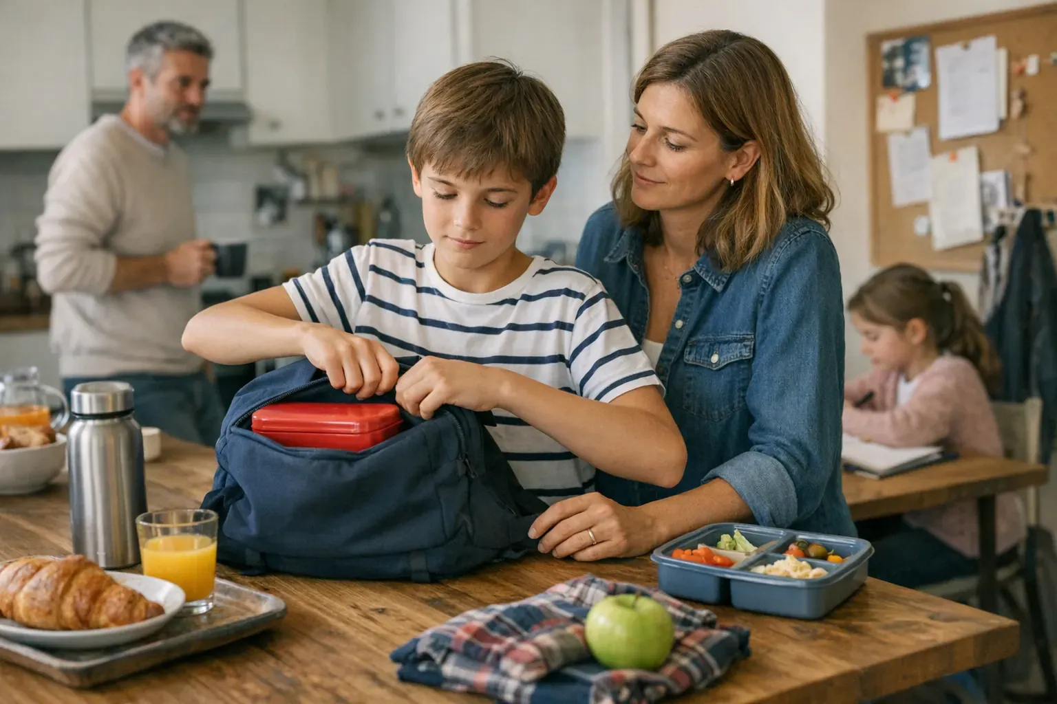 Demi-pensionnaire au collège : ce que les parents doivent savoir